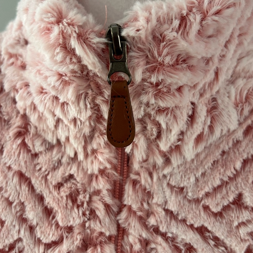 Simply Southern Blush Textured Teddy Jacket - Picture 4 of 11